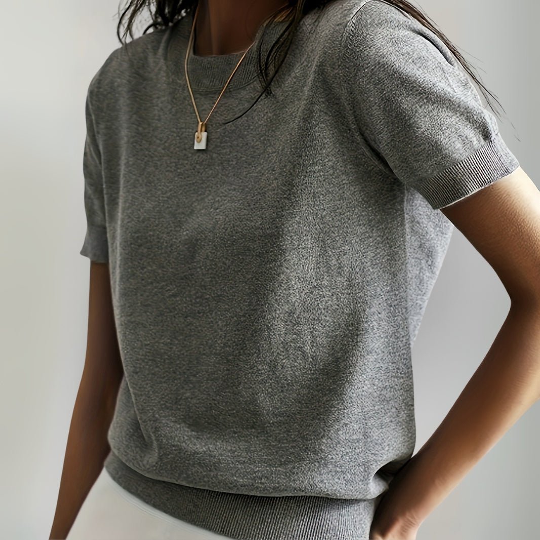 Basic Knit T-Shirt