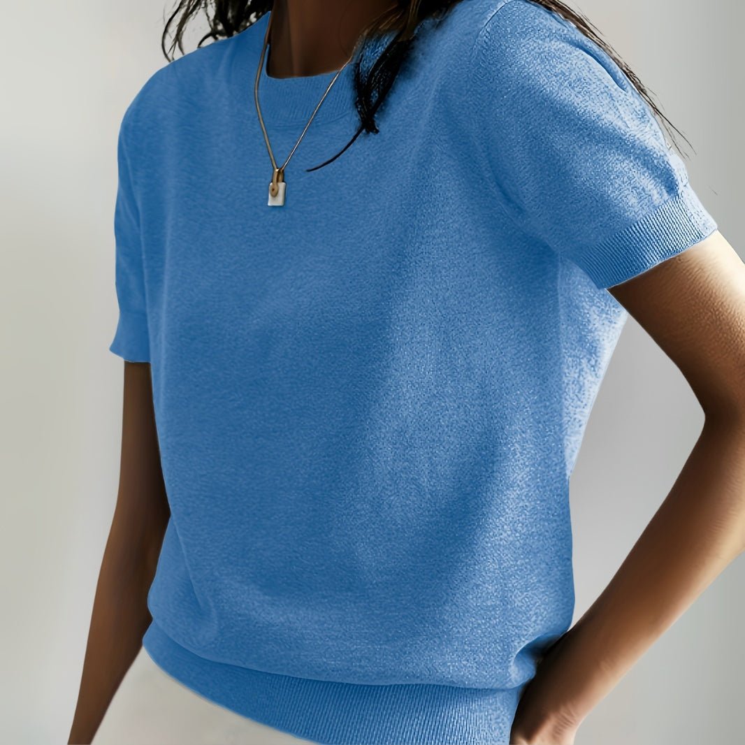 Basic Knit T-Shirt