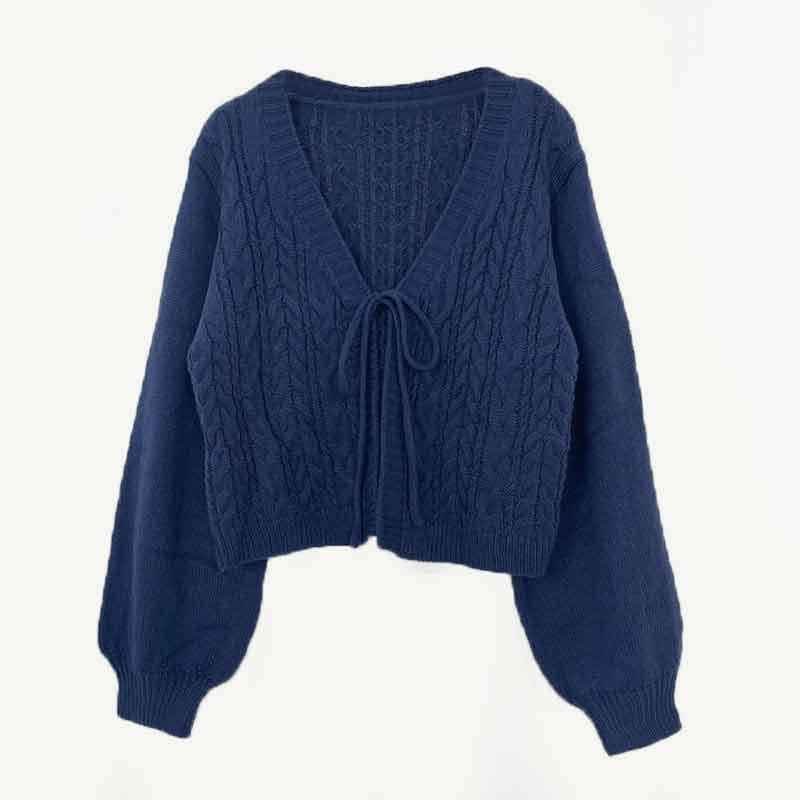Cardigan Crop Knot