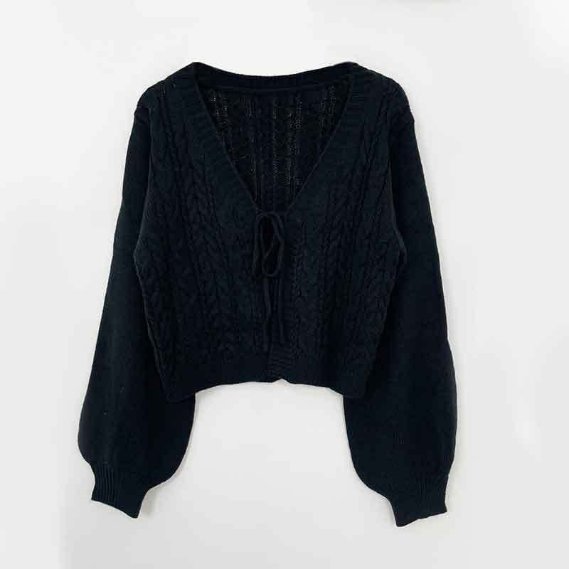 Cardigan Crop Knot