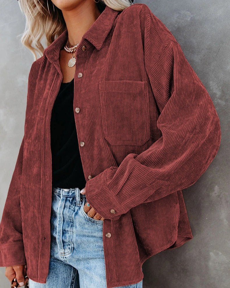 Corduroy Oversize Shirt