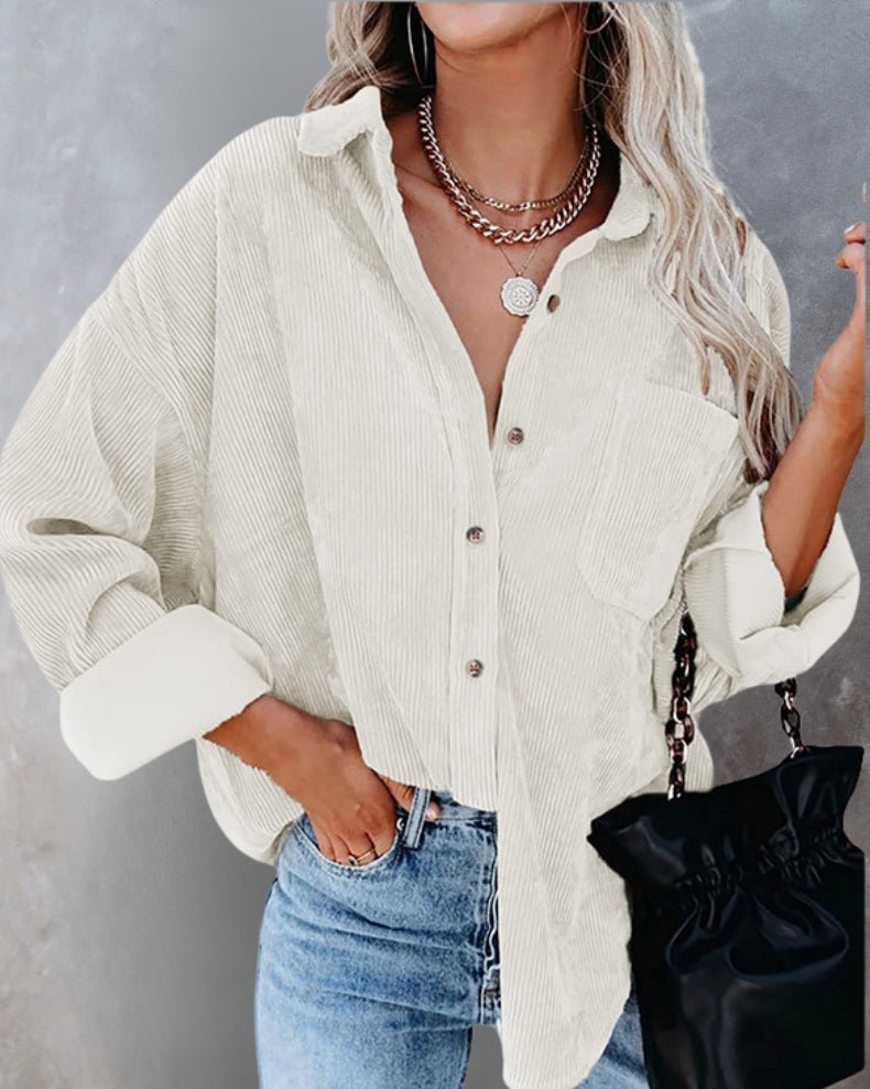 Corduroy Oversize Shirt