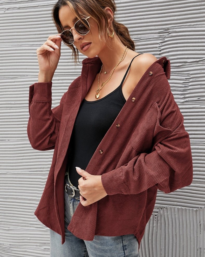 Corduroy Oversize Shirt
