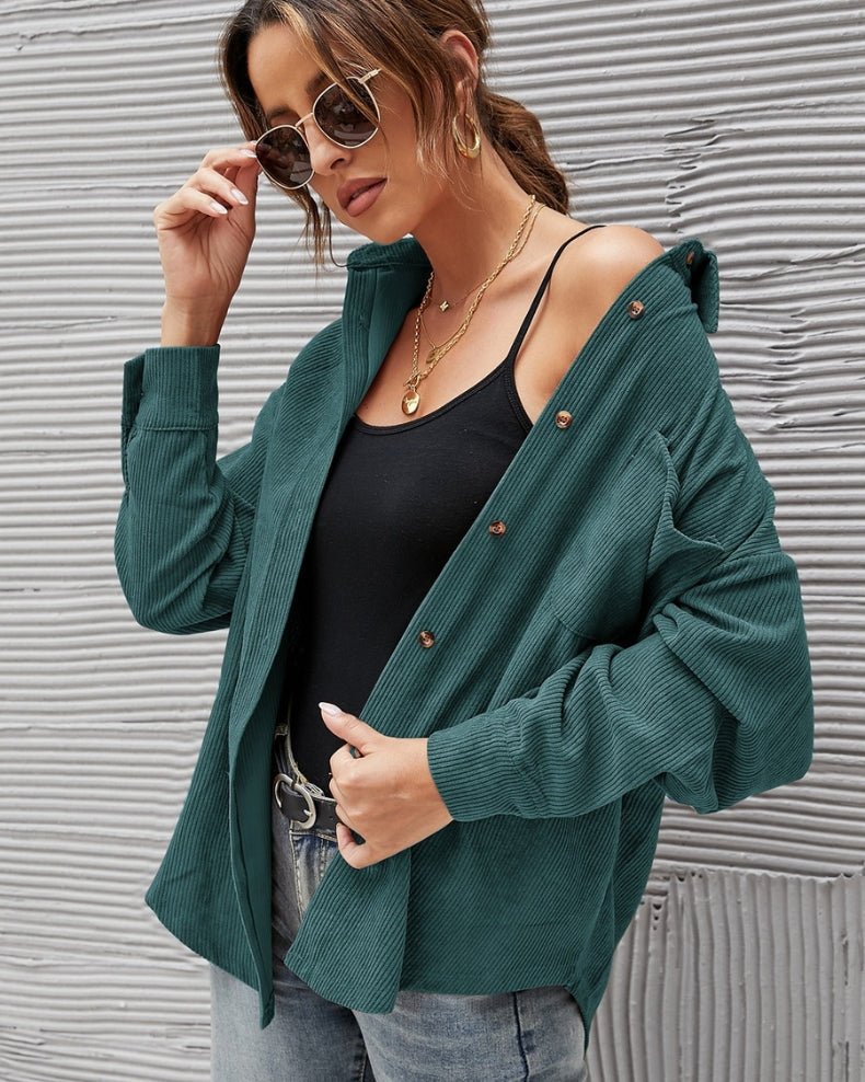 Corduroy Oversize Shirt