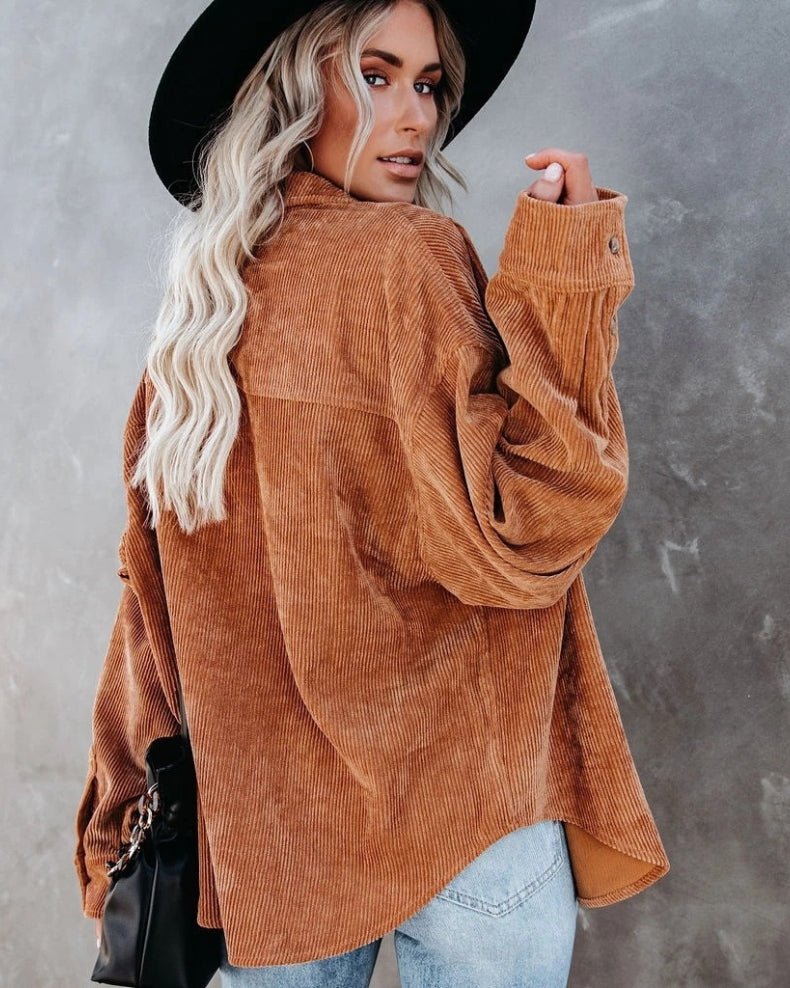 Corduroy Oversize Shirt