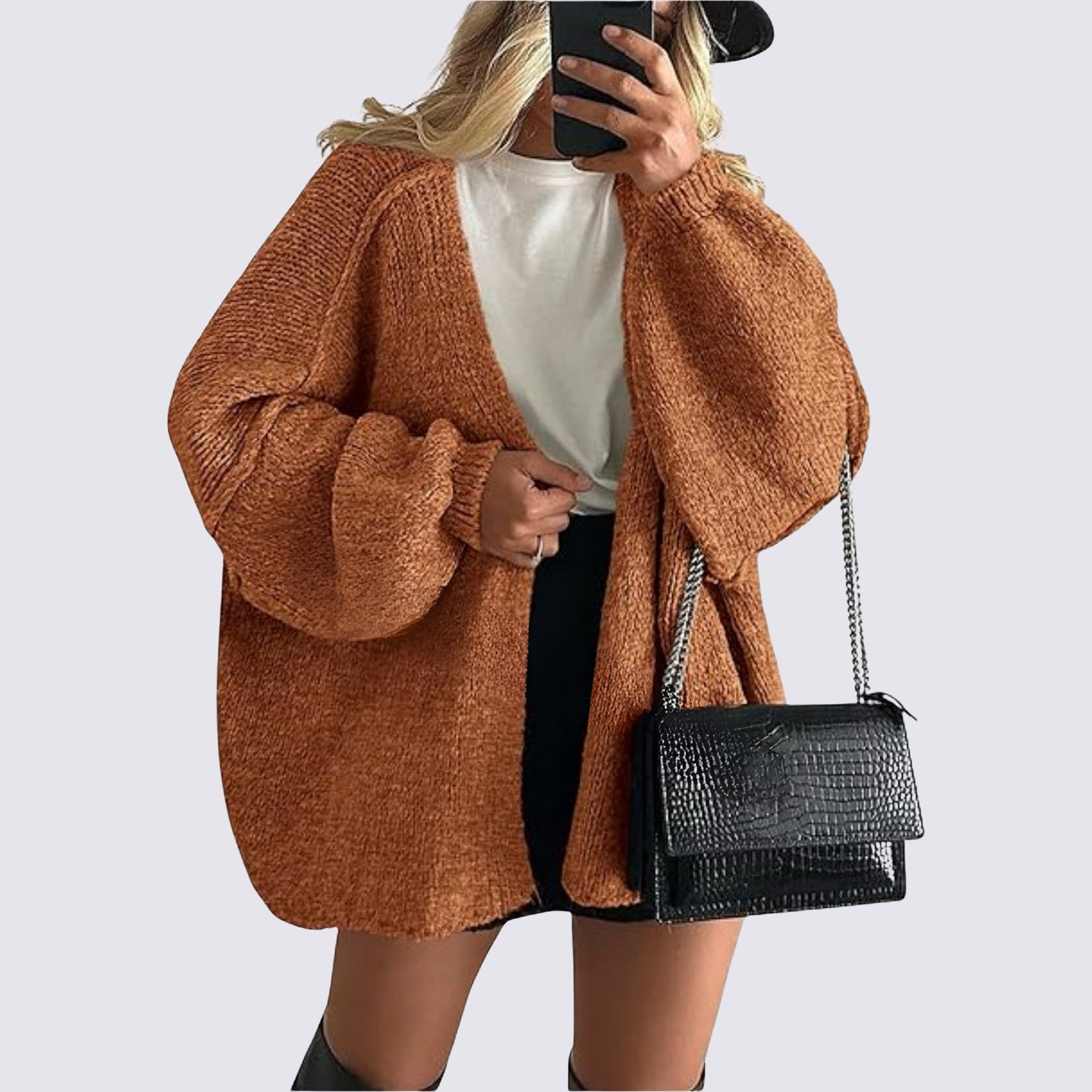 Maglione Cardigan Oversize