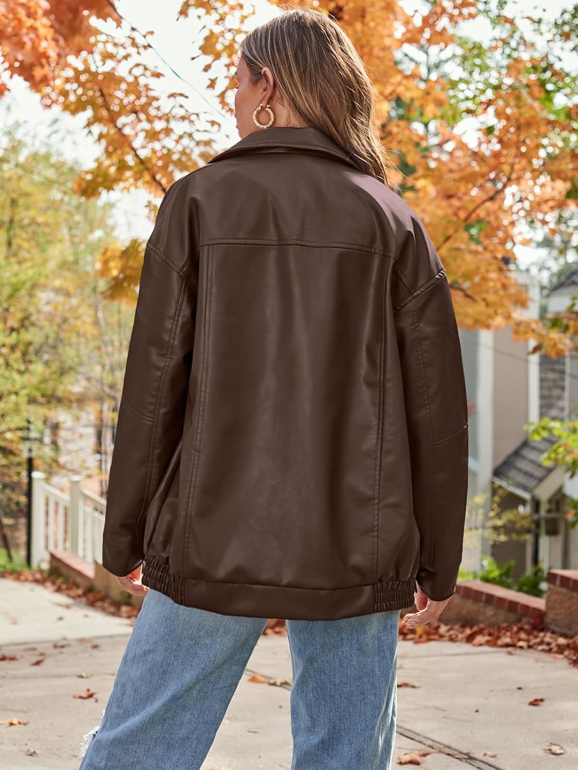 Vintage Oversized Leather Jacket