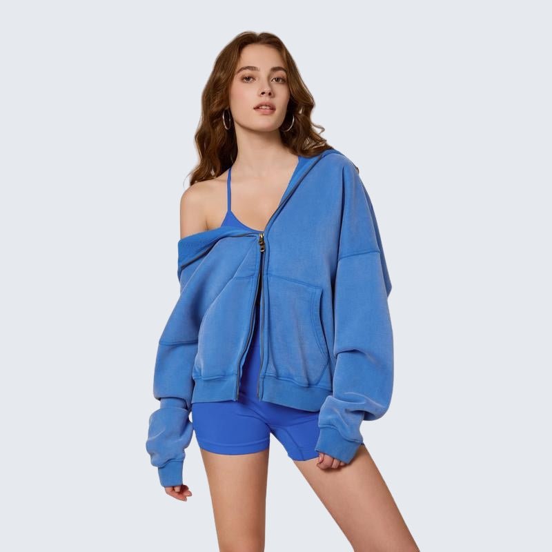 Oversize Zip Hoodie