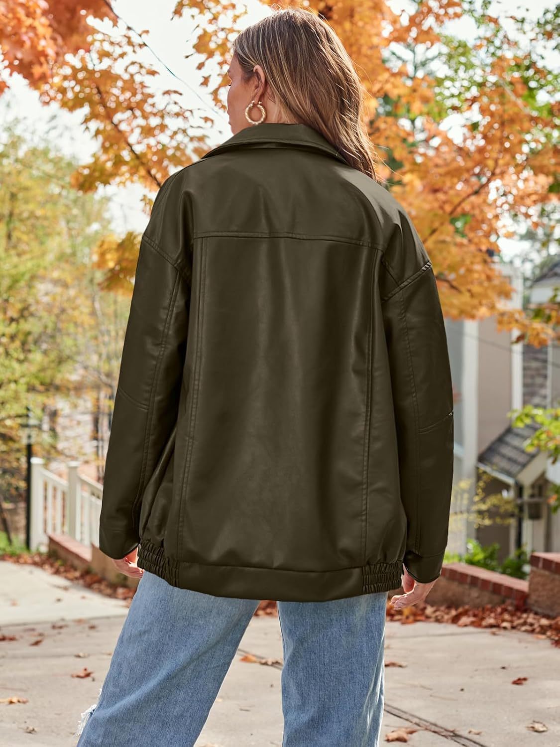 Vintage Oversized Leather Jacket
