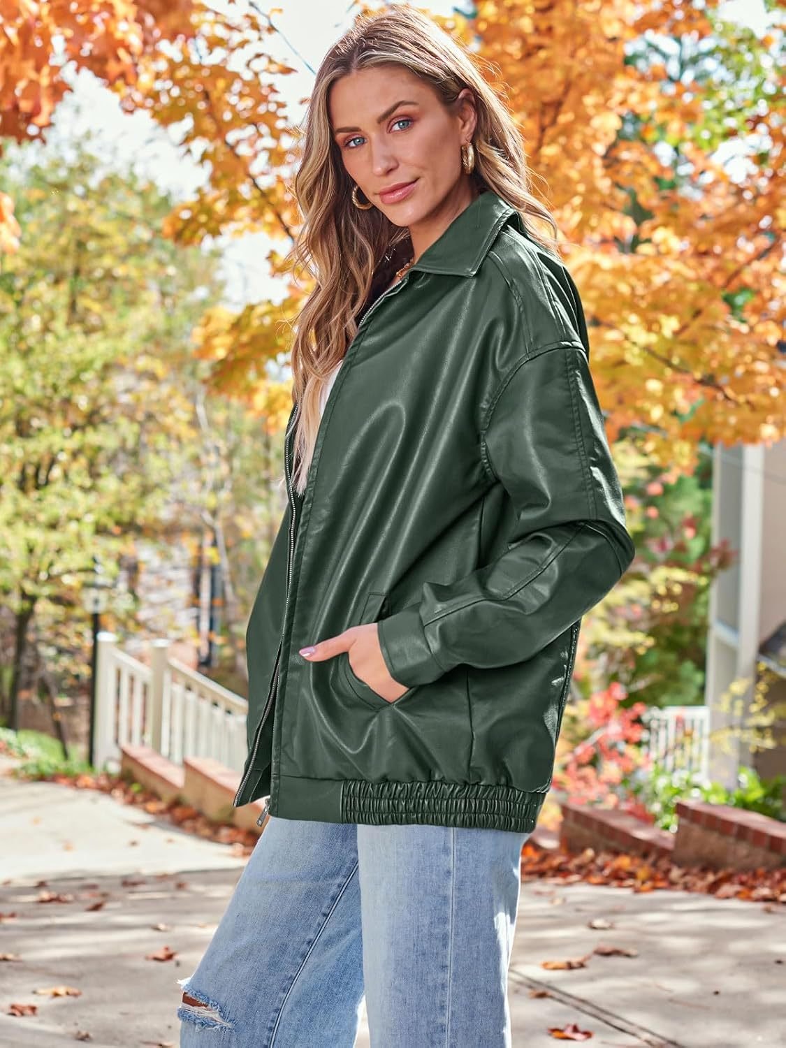 Vintage Oversized Leather Jacket