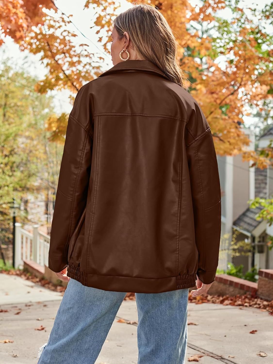 Vintage Oversized Leather Jacket