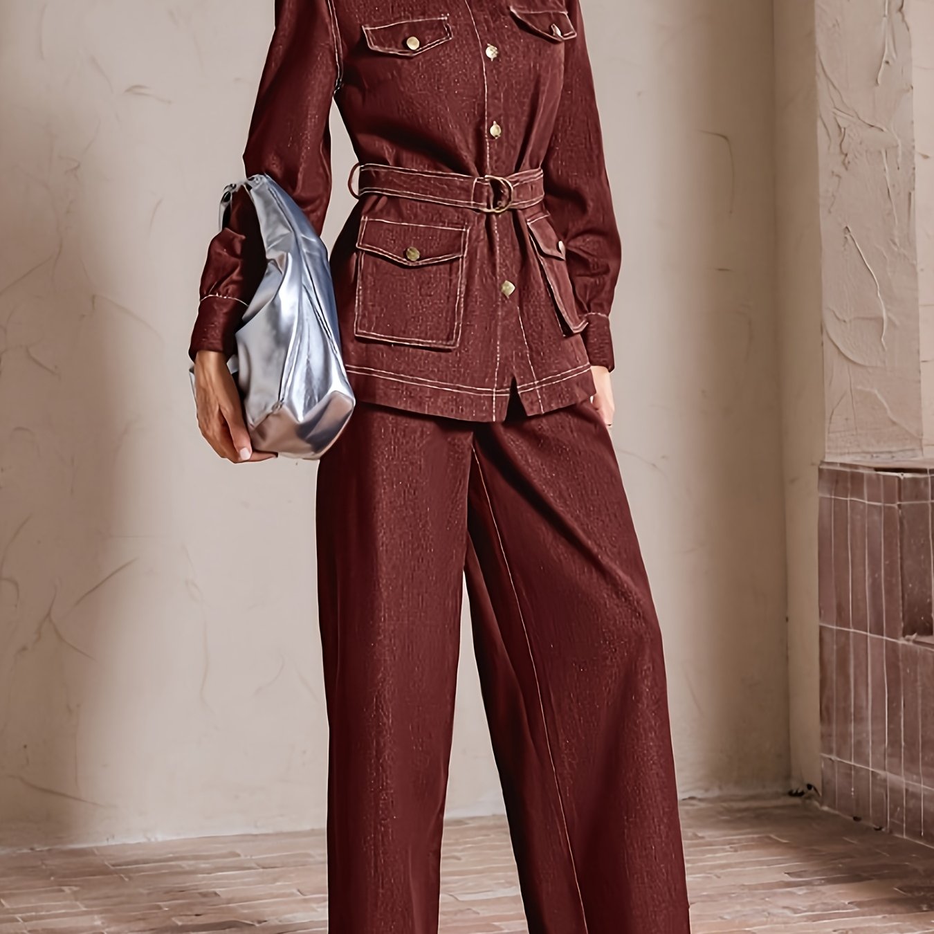 SOPHIA | TUTA ELEGANTE CON CINTURA