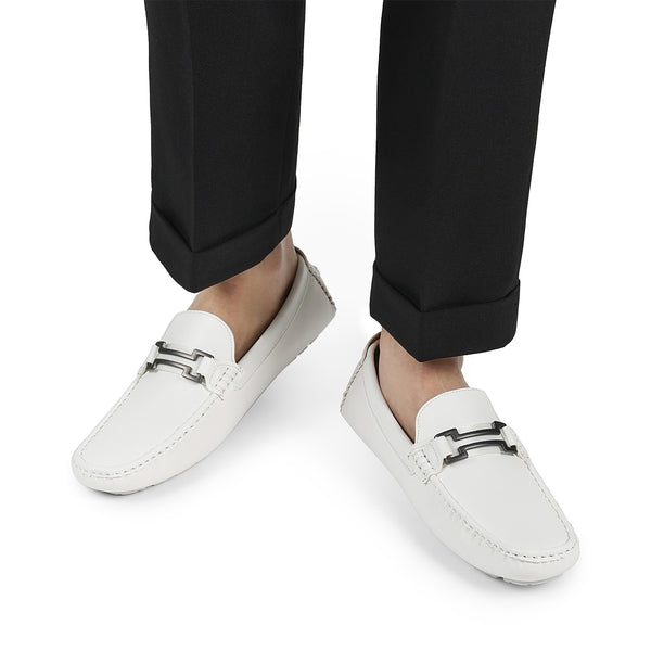 Mocassini da Uomo con Fibbia a Morsetto