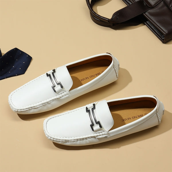 Mocassini da Uomo con Fibbia a Morsetto