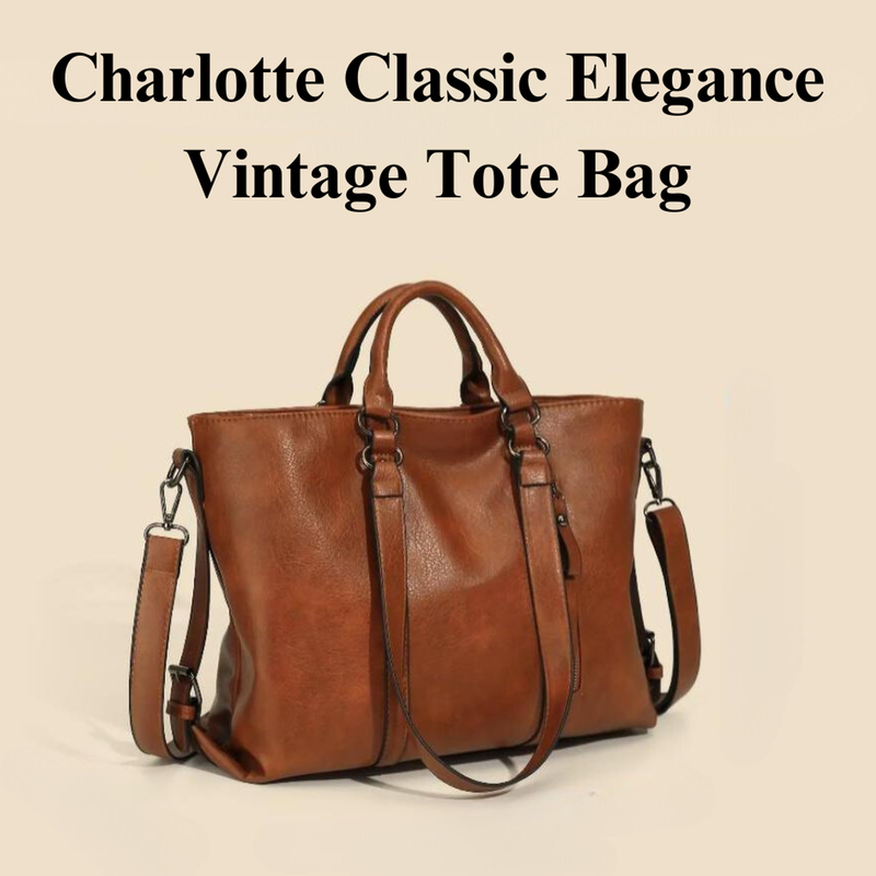Charlotte | Borsa tote vintage di eleganza classica