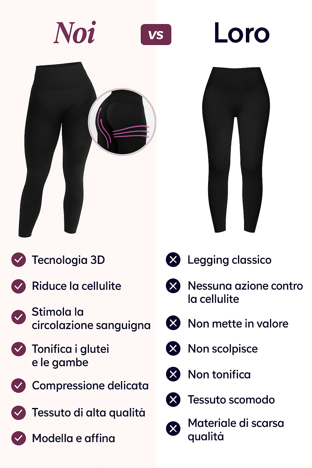Leggings Modellanti 3D