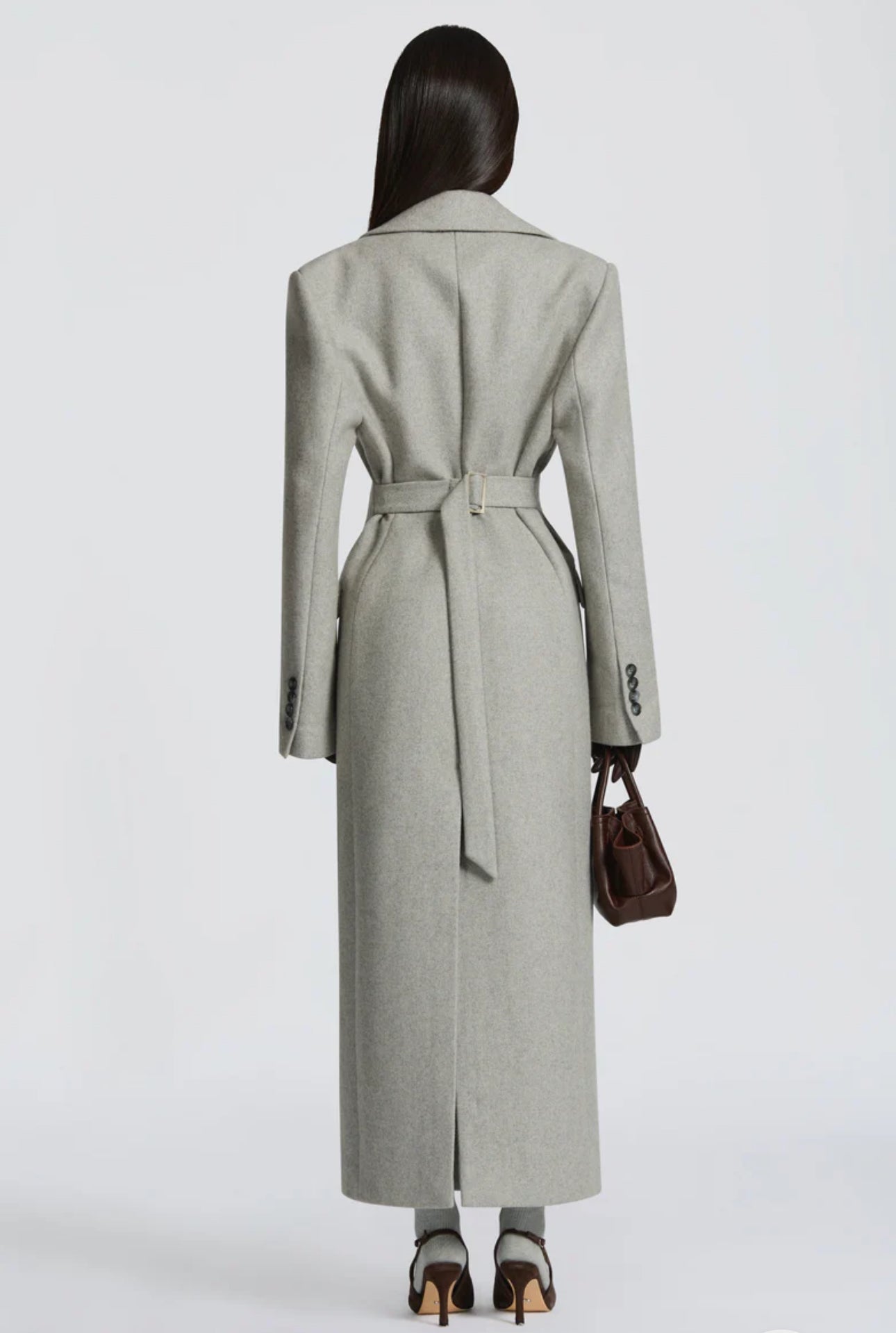 Cappotto ANGELICA lungo grigio