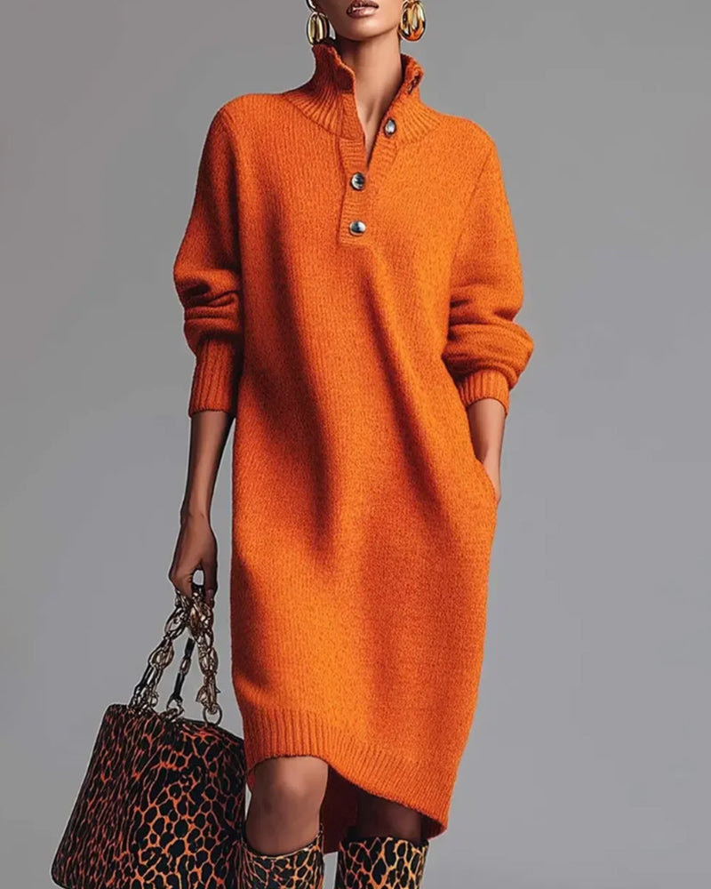 MARVELLA | Abito Elegante Collo Alto