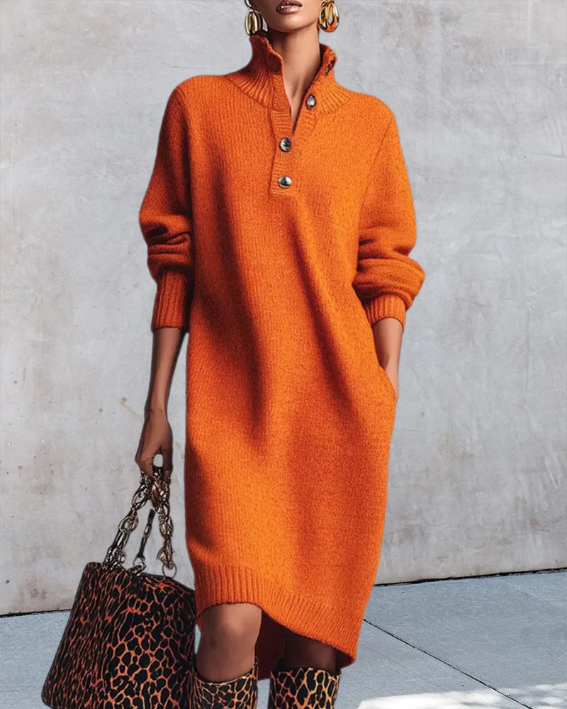 MARVELLA | Abito Elegante Collo Alto