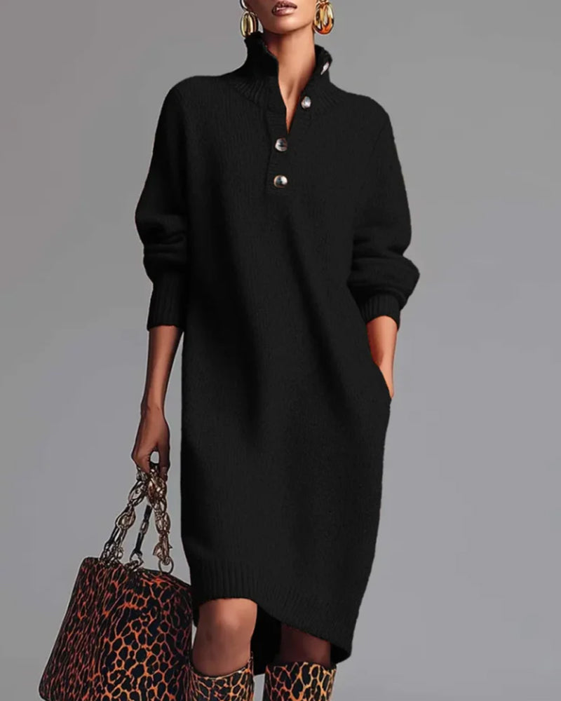 MARVELLA | Abito Elegante Collo Alto