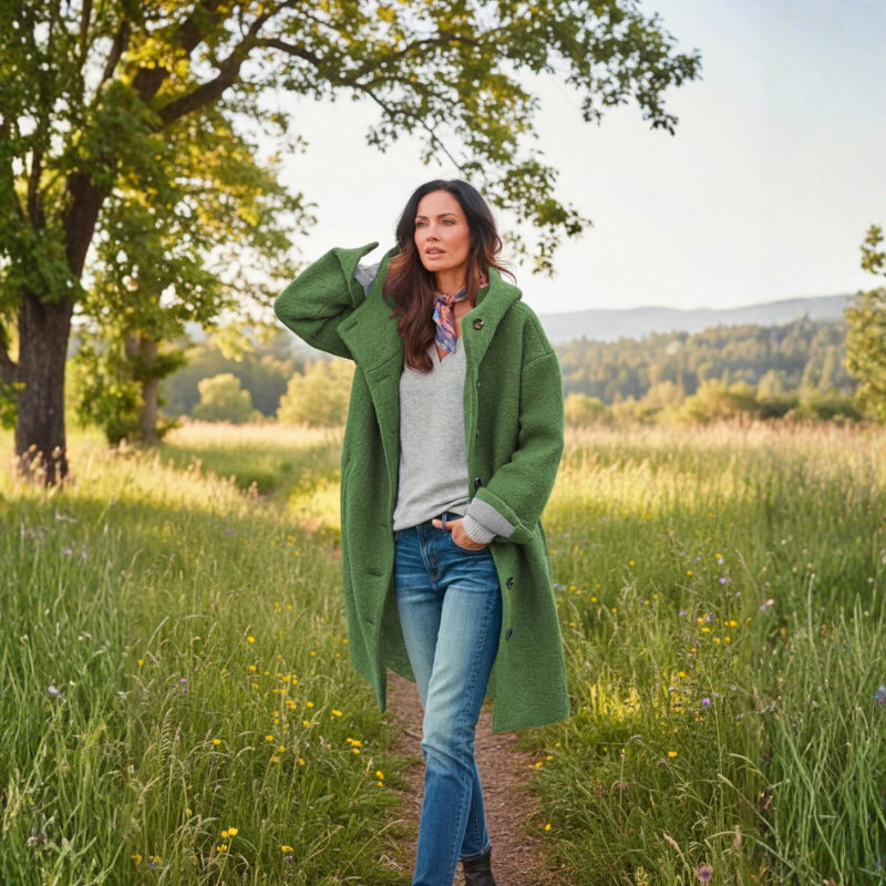 Nattie — Elegante cappotto invernale a mezza lunghezza