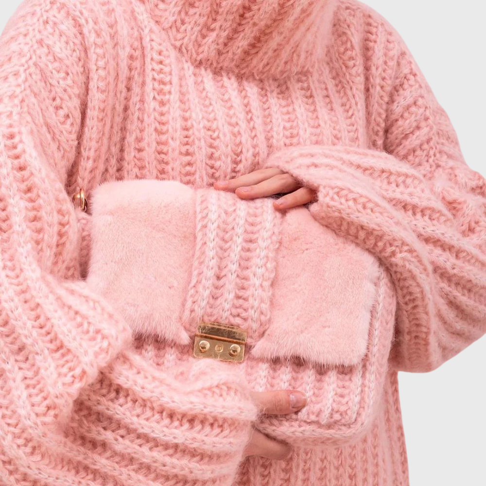 Paulina - Felpa da donna con cappuccio e maniche lunghe