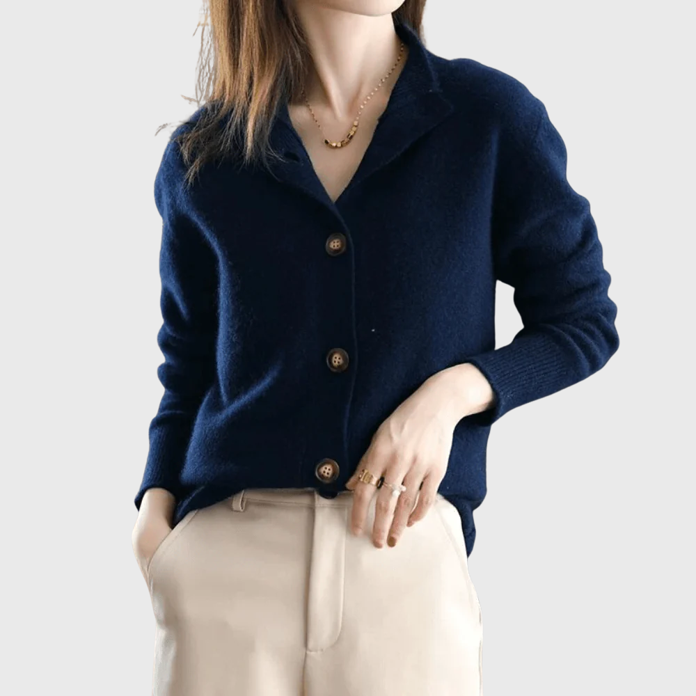 Annie™ | Gilet in Cashmere Lavorato a Maglia