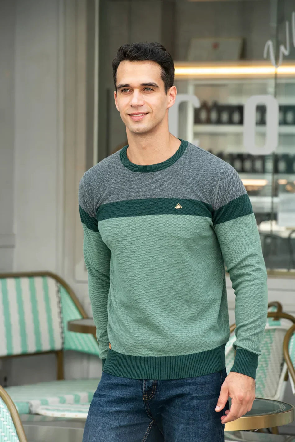 MIRAVO | Maglione da uomo con scollo rotondo