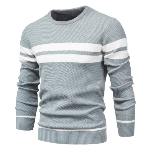 MIRAVO | Maglione elegante da uomo con motivo a spina di pesce