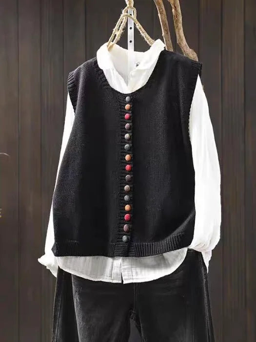 LA ROSALIE | GILET IN MAGLIA MORBIDA