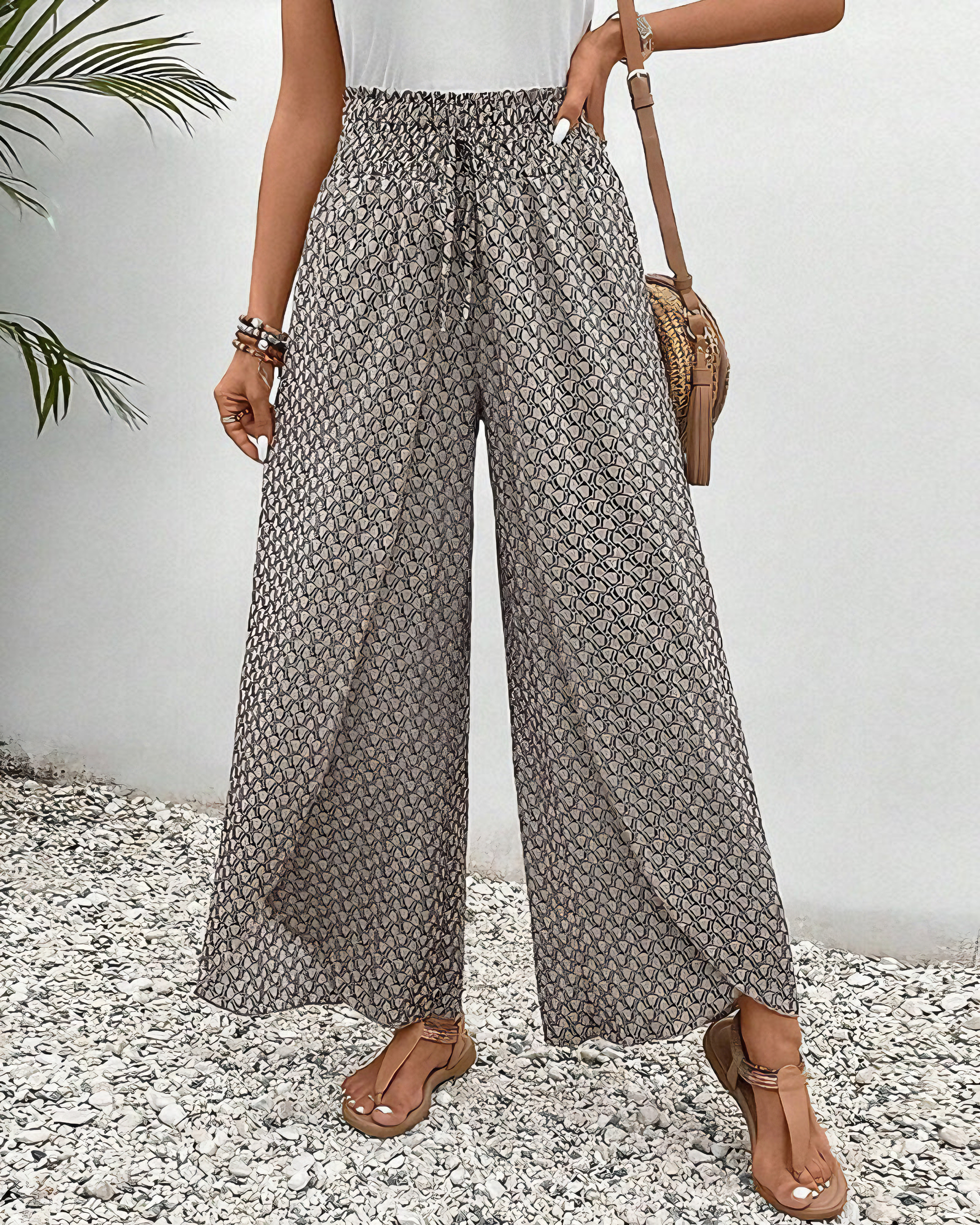 Sahara™ - Pantaloni Relaxed a Gamba Larga