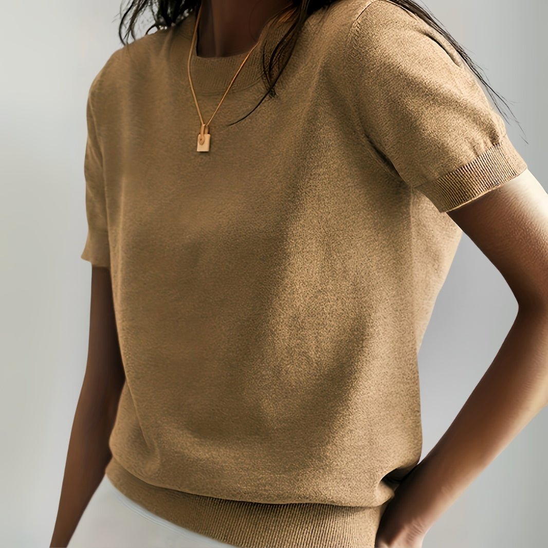 Basic Knit T-Shirt