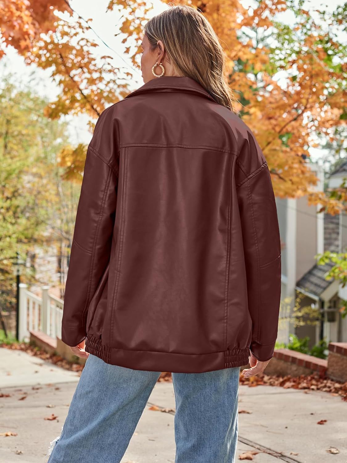 Vintage Oversized Leather Jacket