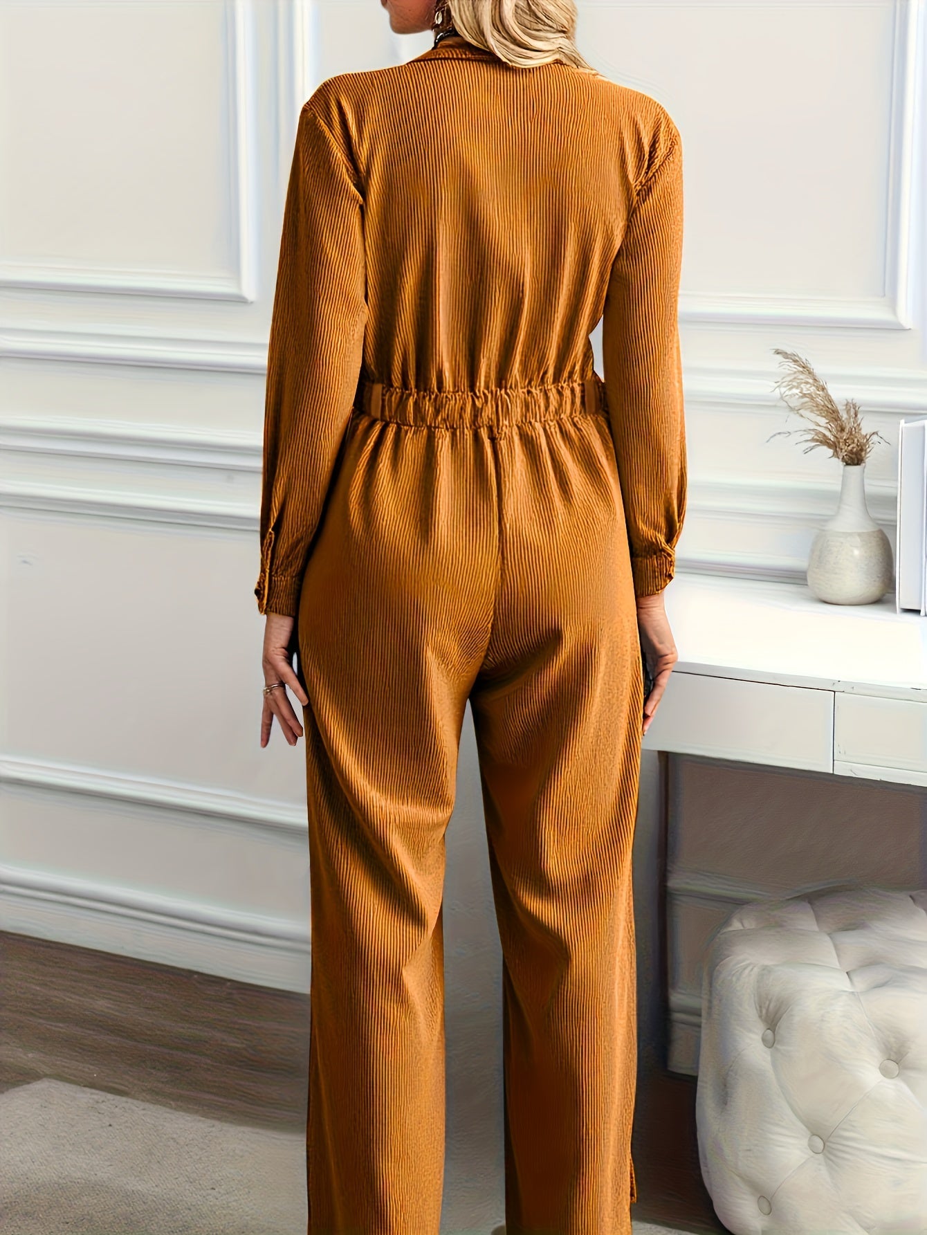 NORA | Tuta Elegante a Trama Raffinata