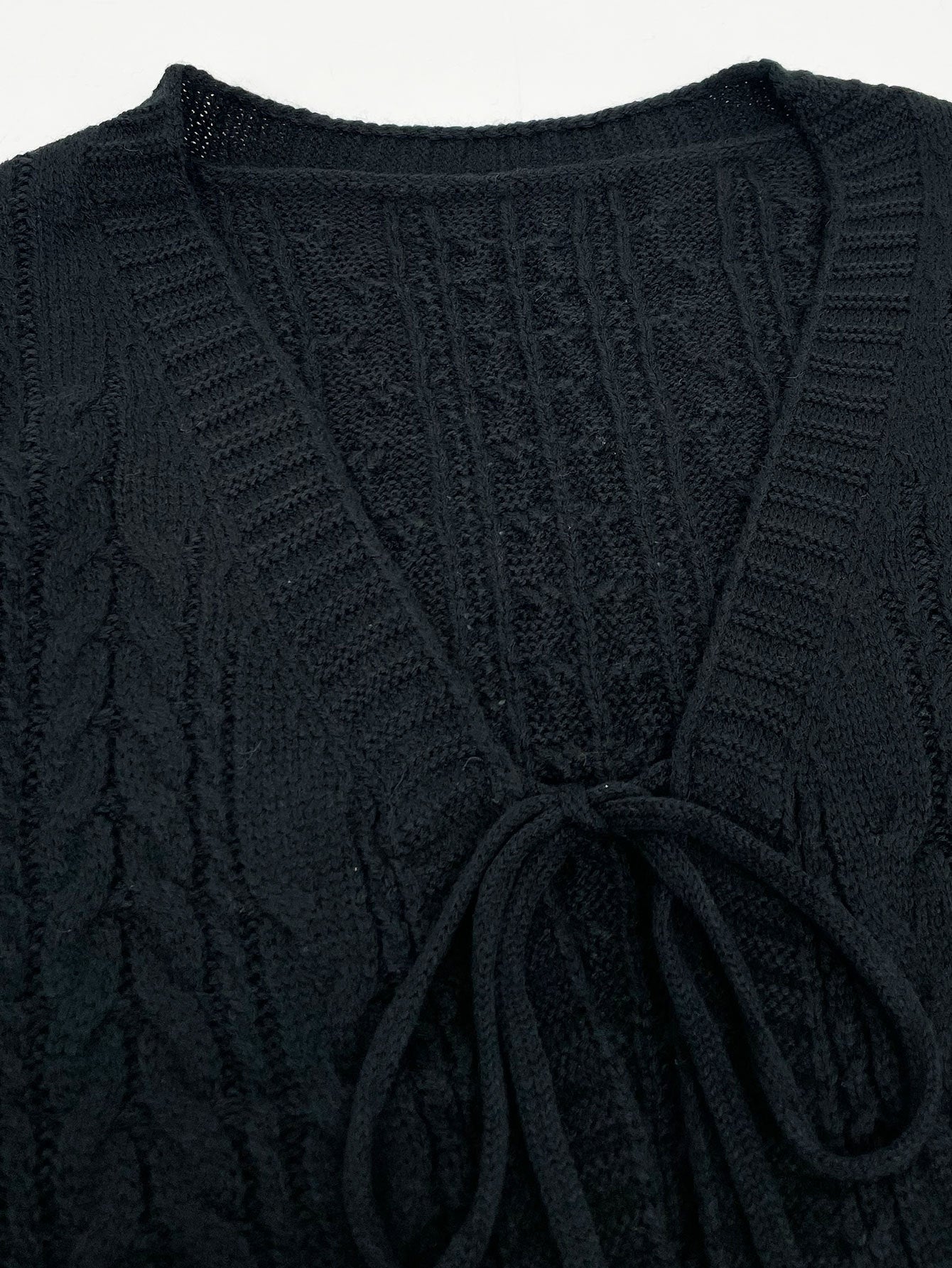 Cardigan Crop Knot