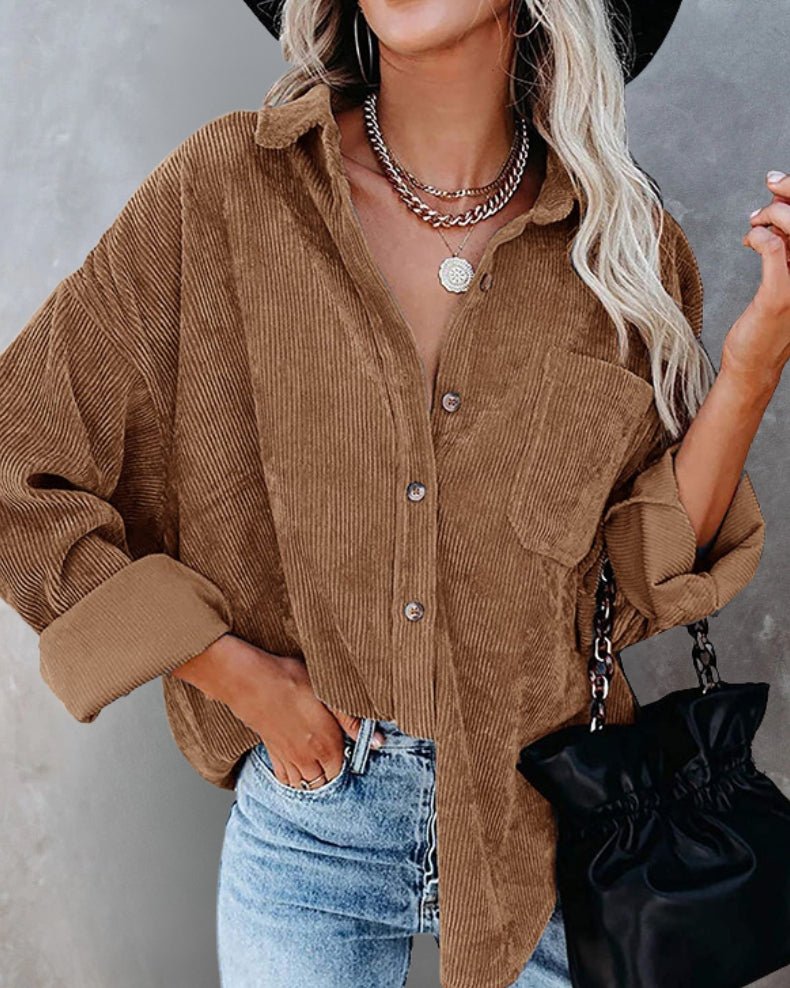 Corduroy Oversize Shirt