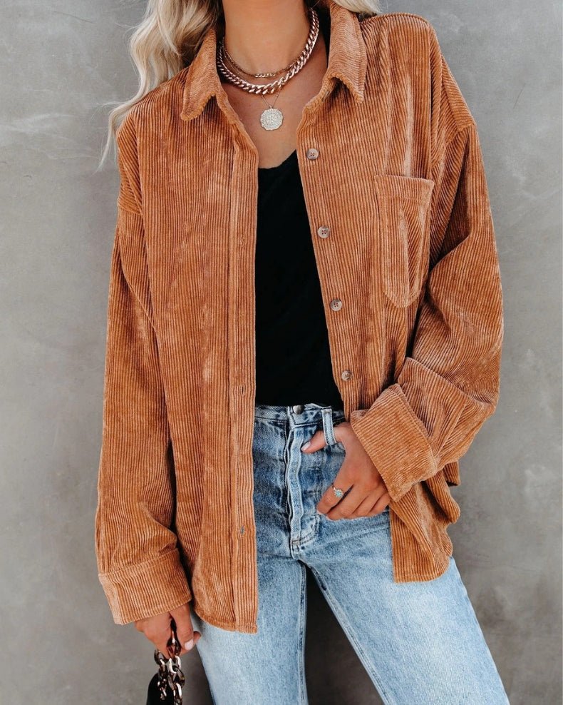 Corduroy Oversize Shirt