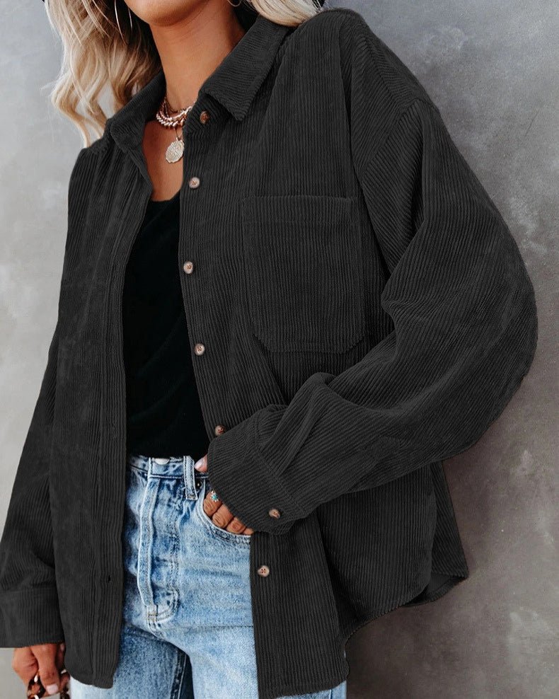 Corduroy Oversize Shirt