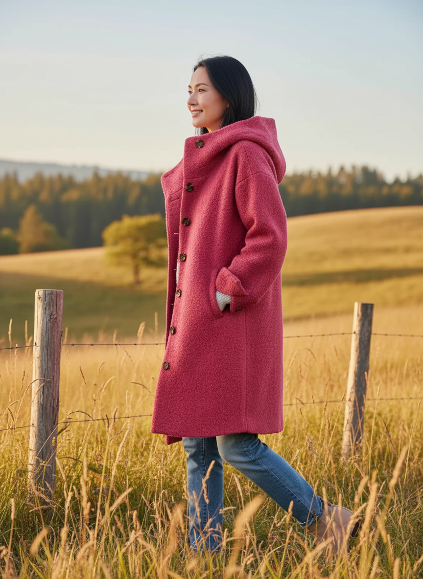 Nattie — Elegante cappotto invernale a mezza lunghezza