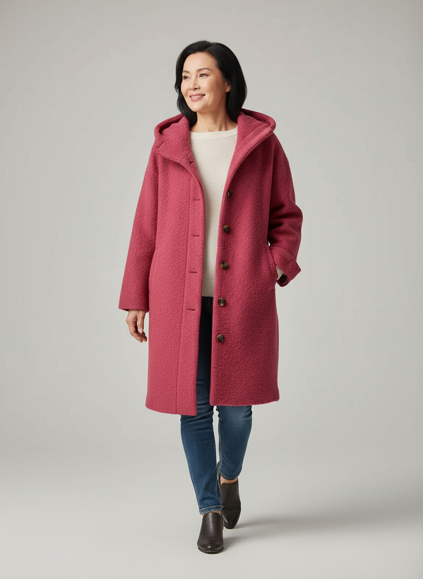 Nattie — Elegante cappotto invernale a mezza lunghezza