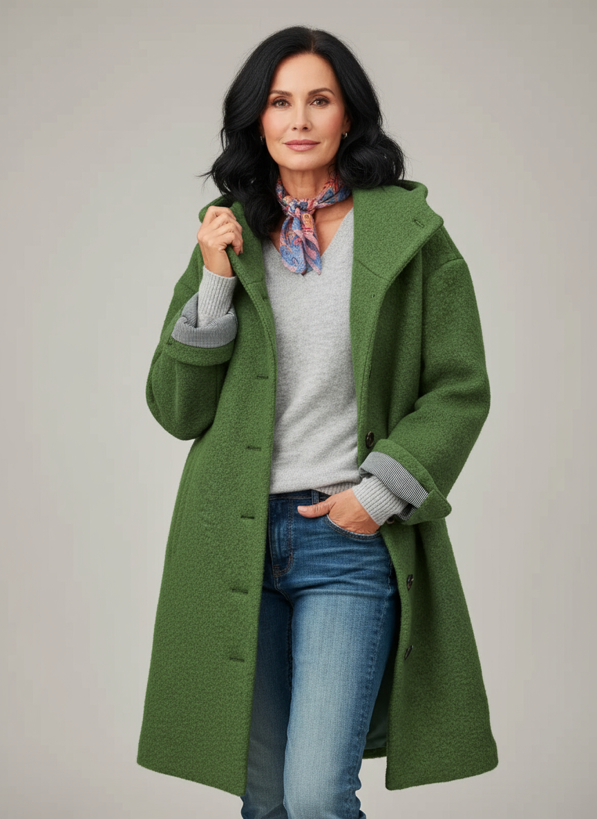 Nattie — Elegante cappotto invernale a mezza lunghezza