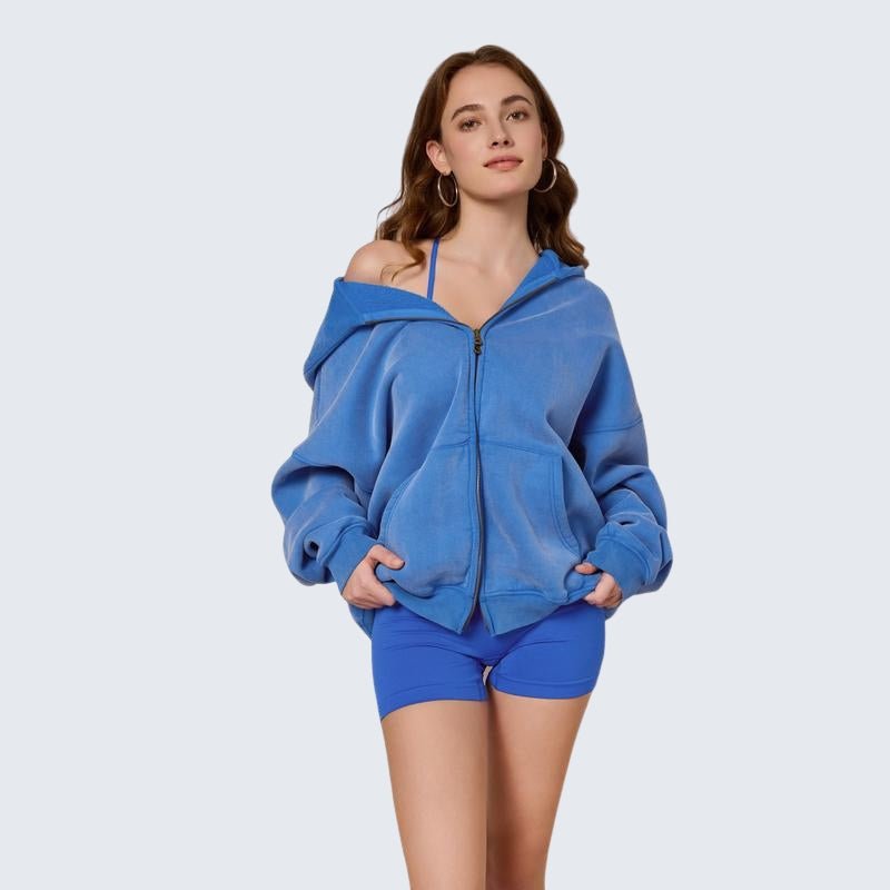 Oversize Zip Hoodie