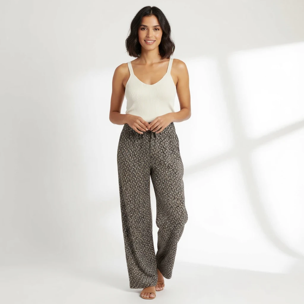 Sahara™ - Pantaloni Relaxed a Gamba Larga