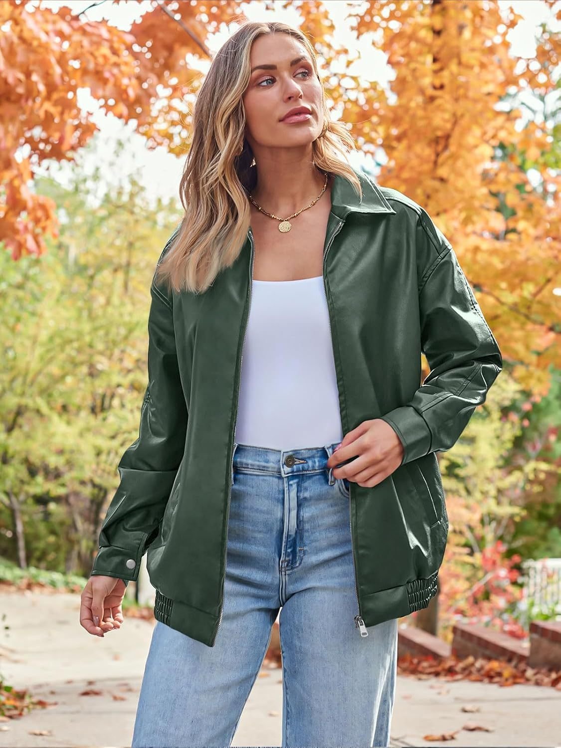 Vintage Oversized Leather Jacket